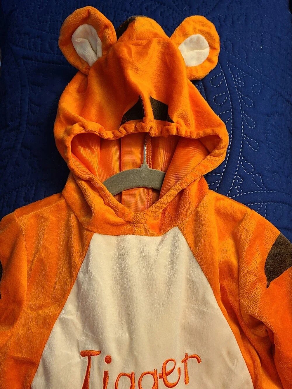 Toys R Us Disney Tigger Plush Baby Costume 9-12M Winnie the Pooh Halloween